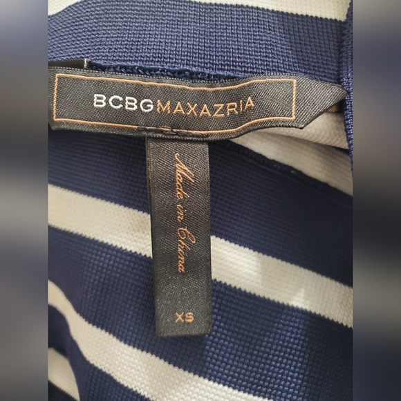 BCBG MaxAzria bandage stripe skirt XS - Picture 3 of 4